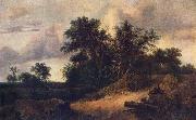 Landscape with a House in the Grove about 1646, RUISDAEL, Jacob Isaackszon van